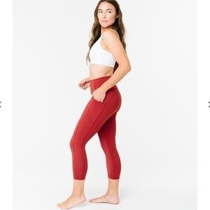 🚨Red Pocket Brilliant Hi-Rise Capri 20”